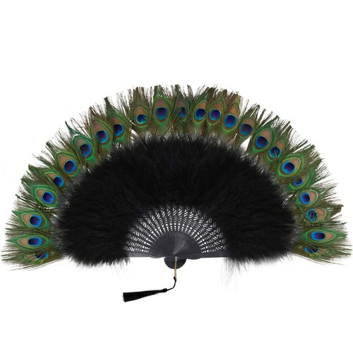 Pfau feder fächer - pfau,