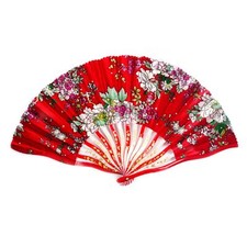 Handfächer 38cmX21cm Rot mit