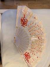 Eleganter Handfächer weiß